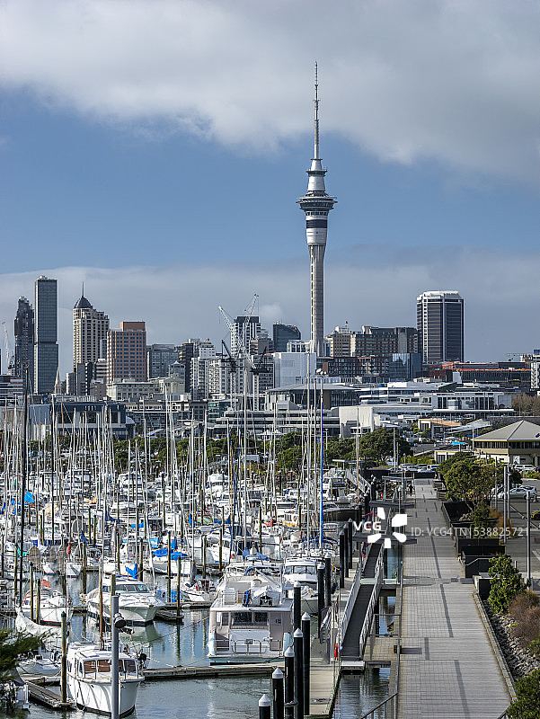 新西兰奥克兰中央商务区图片素材