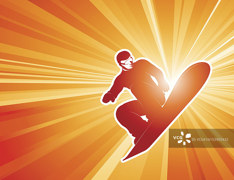 滑雪板运动图片素材