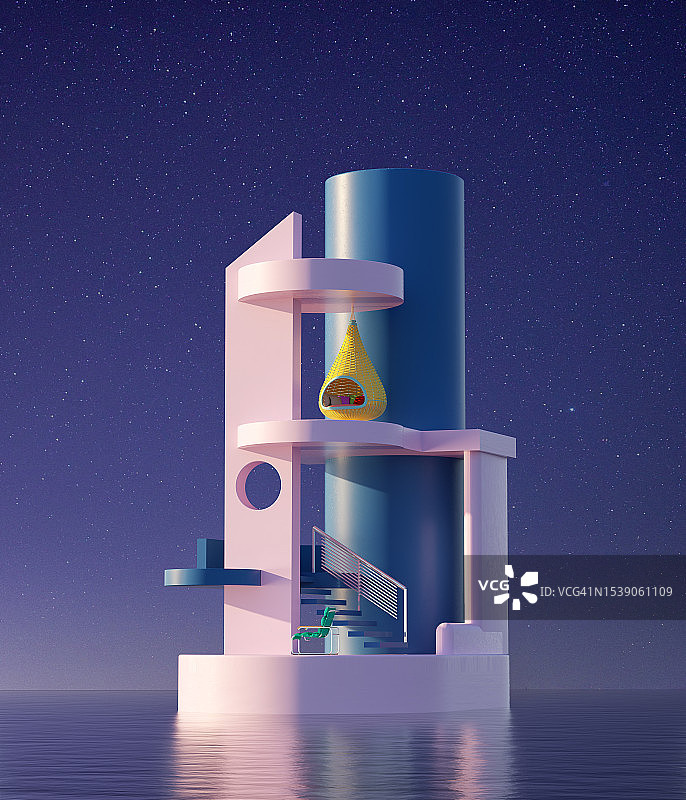 数字游民岛屿图片素材