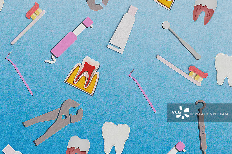 牙科工具无缝贴图图片素材