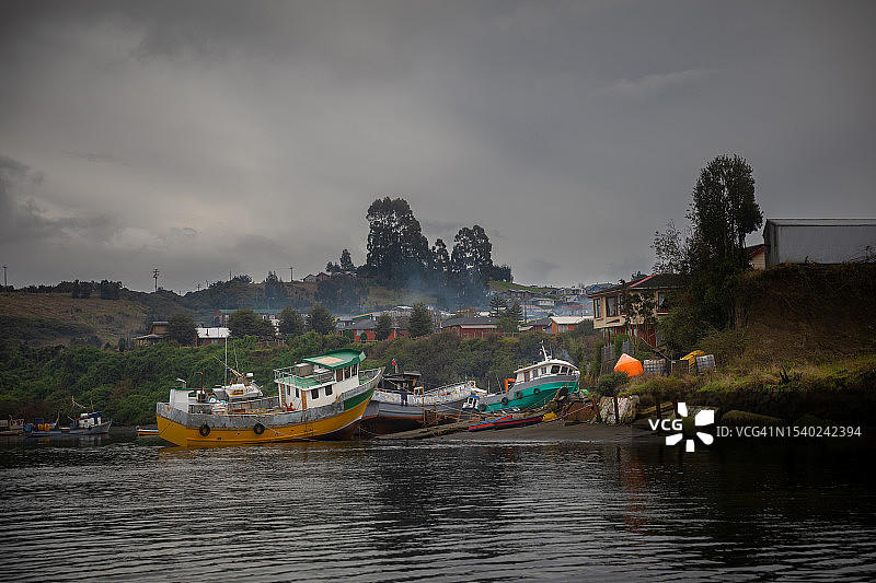 智利美丽的海滨风光图片素材