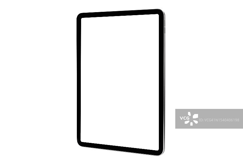 四分之三的白色屏幕数位板模型图片素材