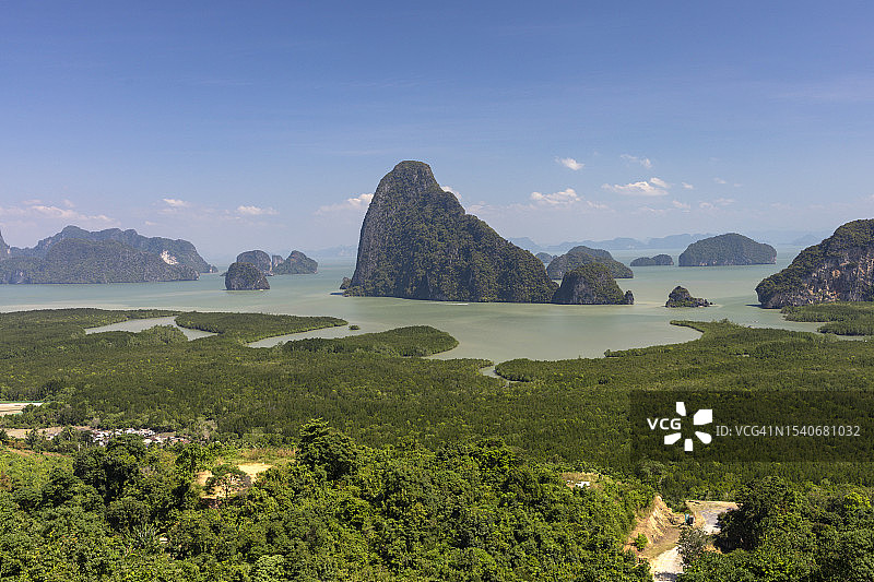 泰国攀牙海山风光图片素材