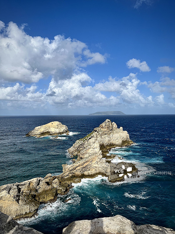 瓜德罗普岛海景图片素材