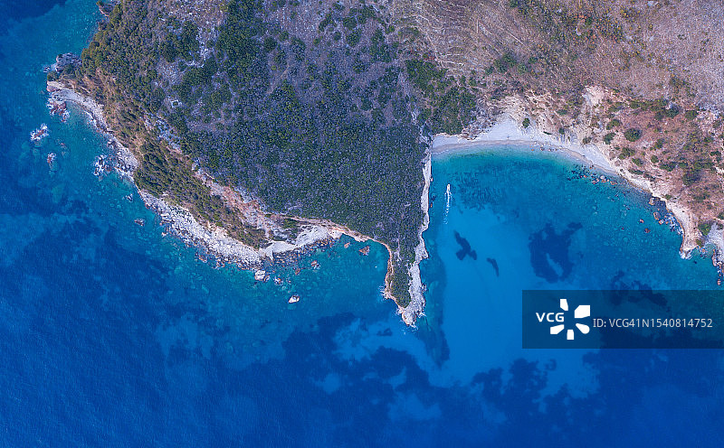 阿尔巴尼亚海域航拍图片素材