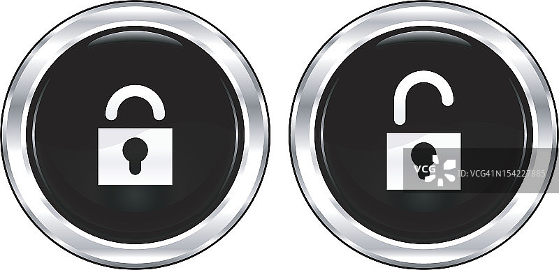 锁 | 最黑的图标系列图片素材