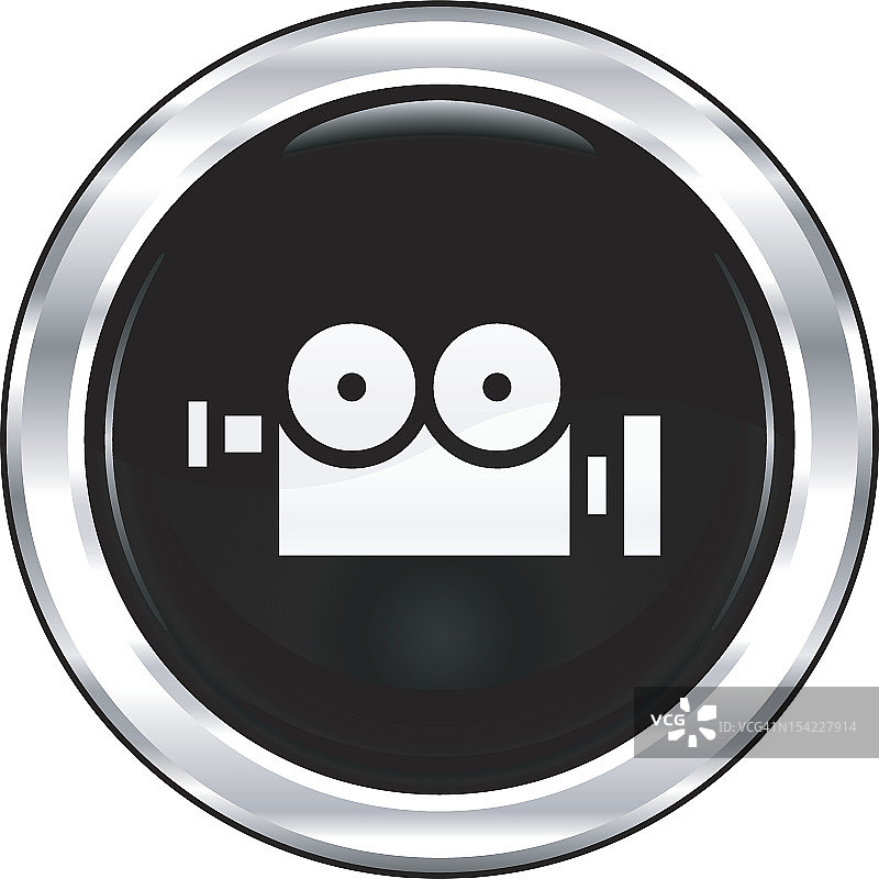 摄像机|最黑的图标系列图片素材