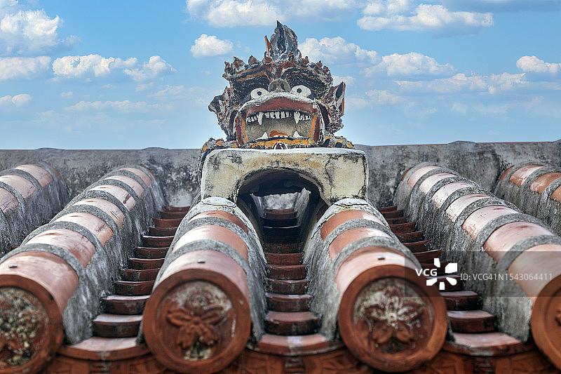 屋顶上的风狮爷图片素材