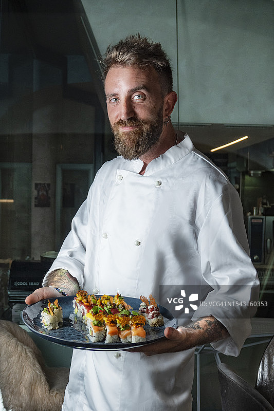 寿司师傅图片素材