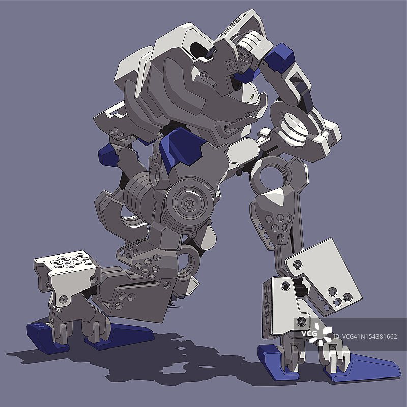 装甲装载机（蹲下后方右侧视角）图片素材