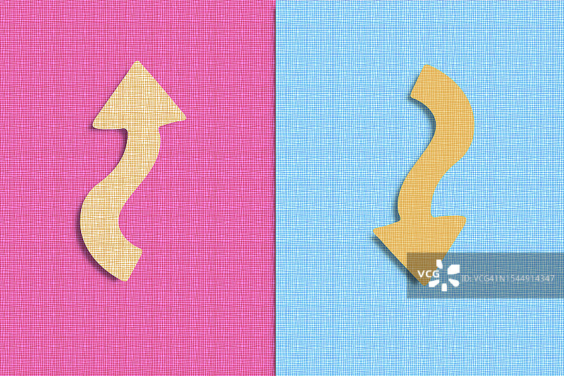 向上和向下箭头图片素材