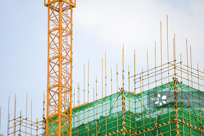 中国广东省中山市古镇镇建筑工地图片素材