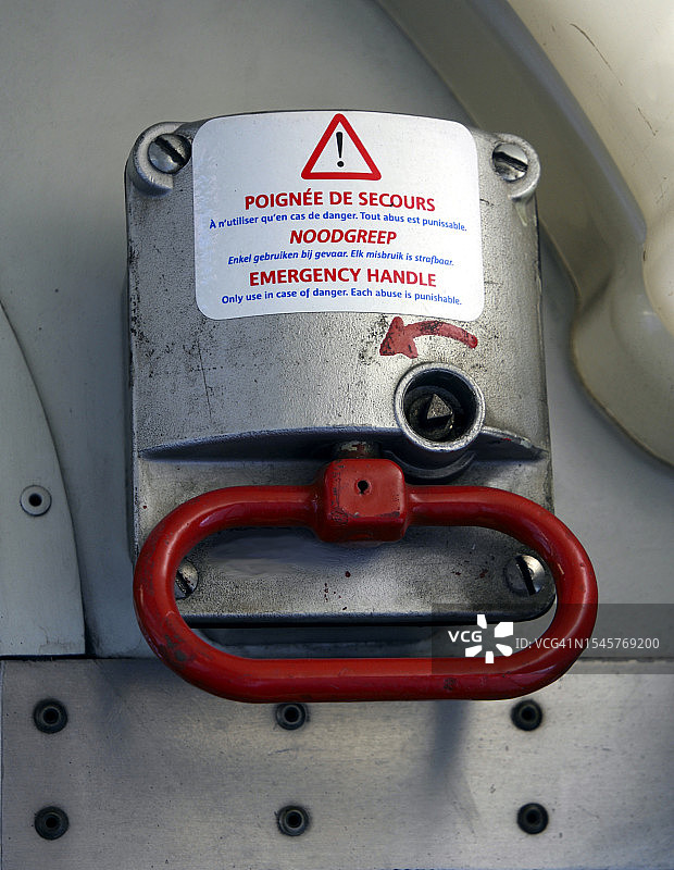 旧警报信号/紧急制动手柄标志图片素材