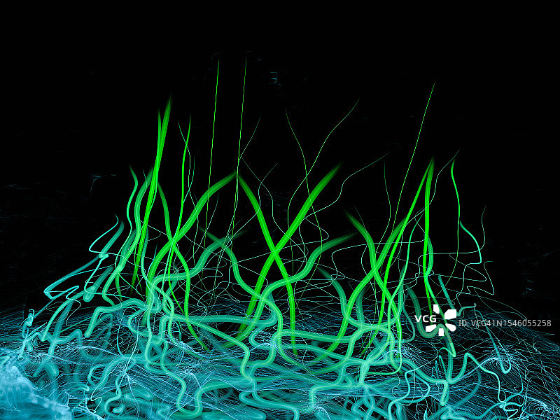 抽象发光线条图片素材