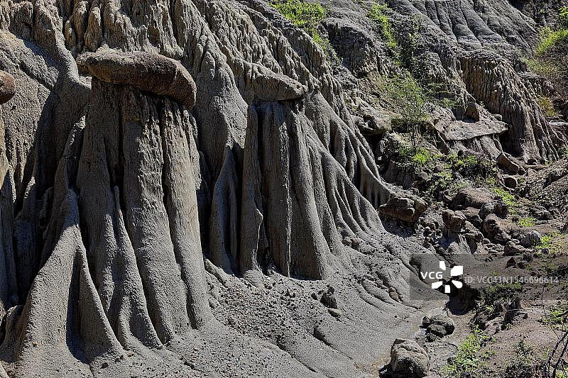 哥伦比亚Huila省Tatacoa沙漠的Rio Magdalena山谷景观图片素材