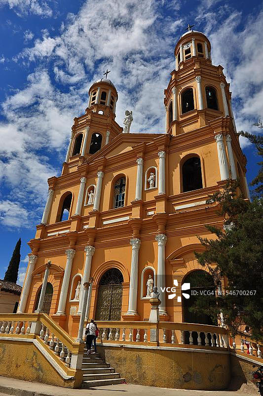 哥伦比亚乌伊拉省拉普拉塔圣塞巴斯蒂安教堂图片素材