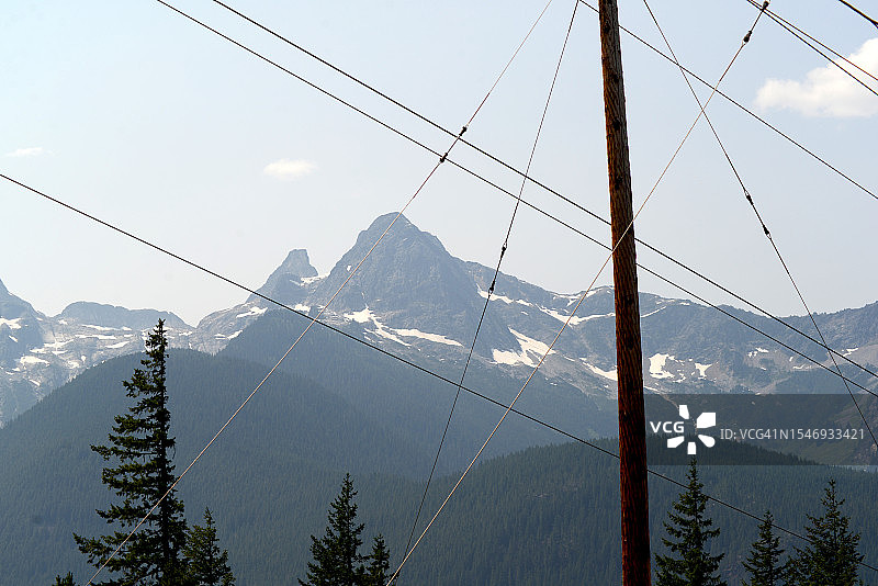 华盛顿州北美喀斯喀特国家公园迪亚布洛湖步道图片素材