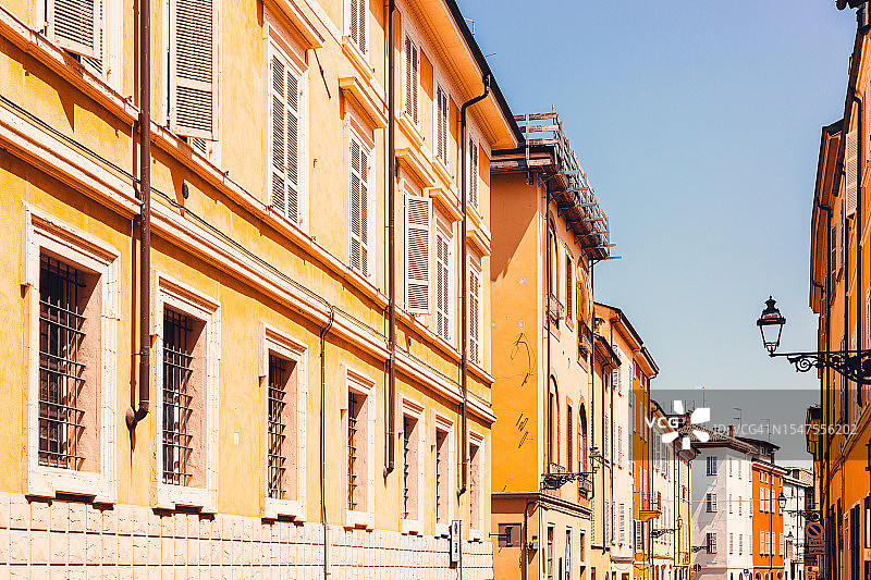 意大利艾米利亚-罗马涅大区帕尔马历史街区图片素材