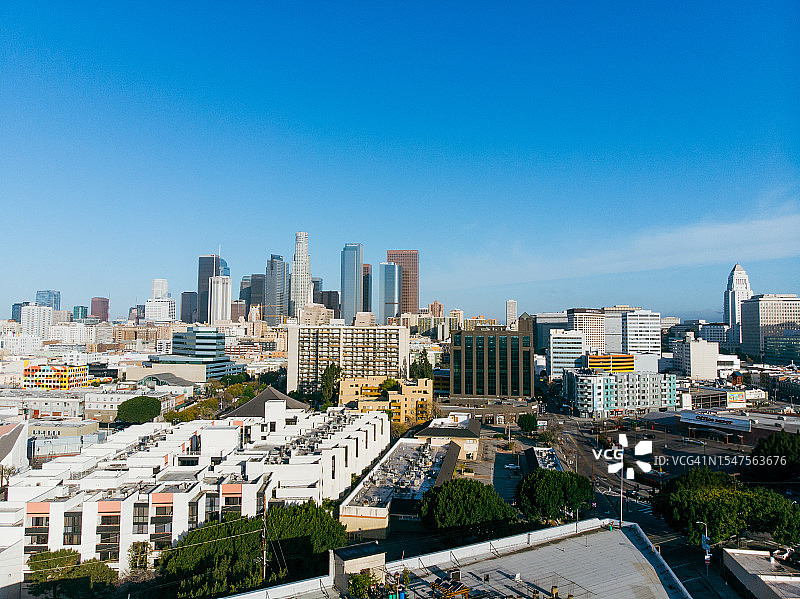 洛杉矶天际线图片素材