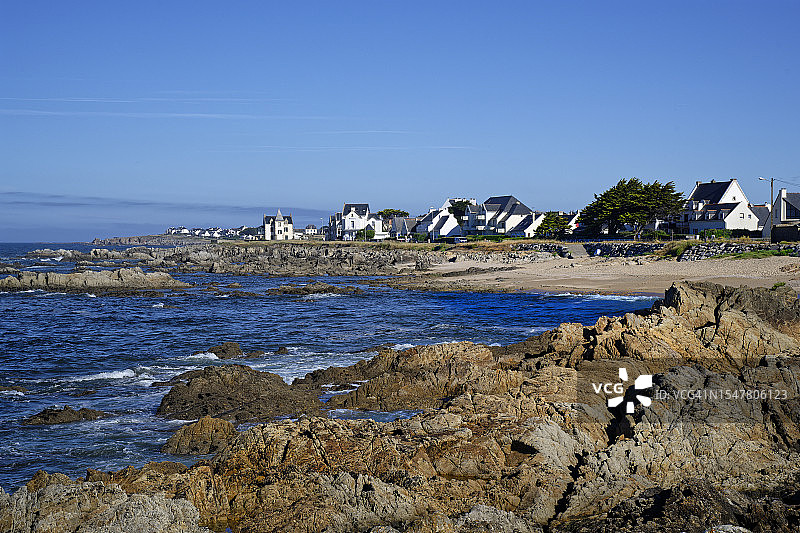 大西洋边缘的村庄图片素材