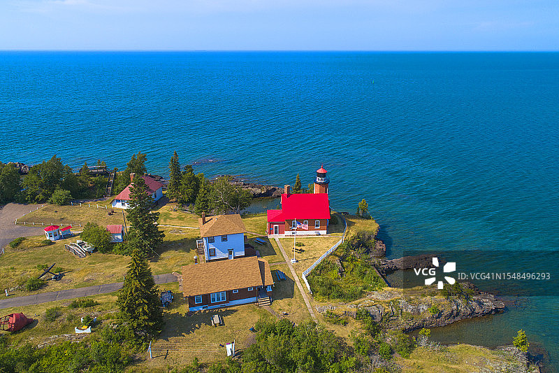 雄鹰港灯塔图片素材