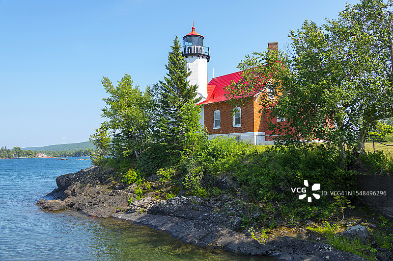 雄鹰港灯塔图片素材