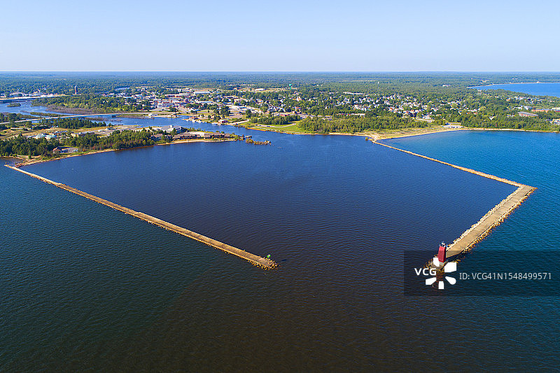 马尼斯蒂克灯塔图片素材