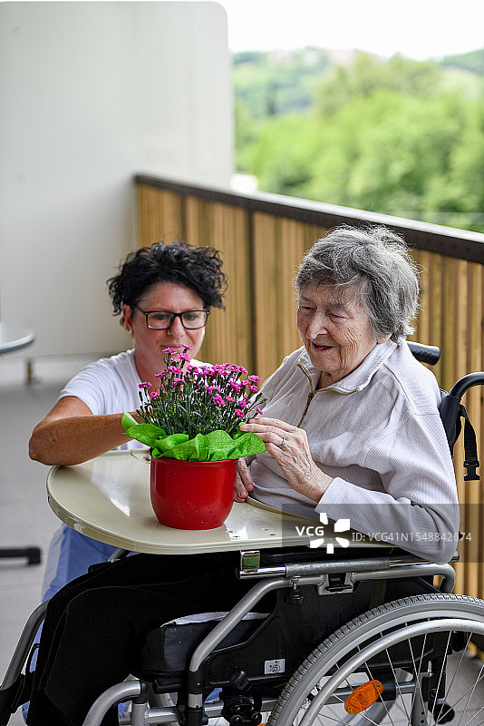 疗养院的辅助生活图片素材