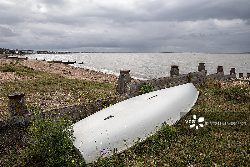 惠特斯特布尔海滩的宁静之美图片素材
