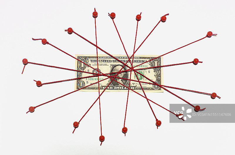 捆绑的钱图片素材