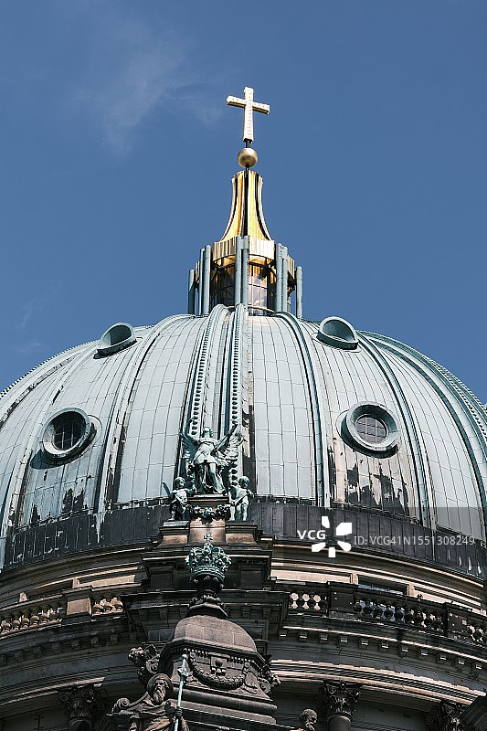 德国柏林柏林大教堂侧面图图片素材