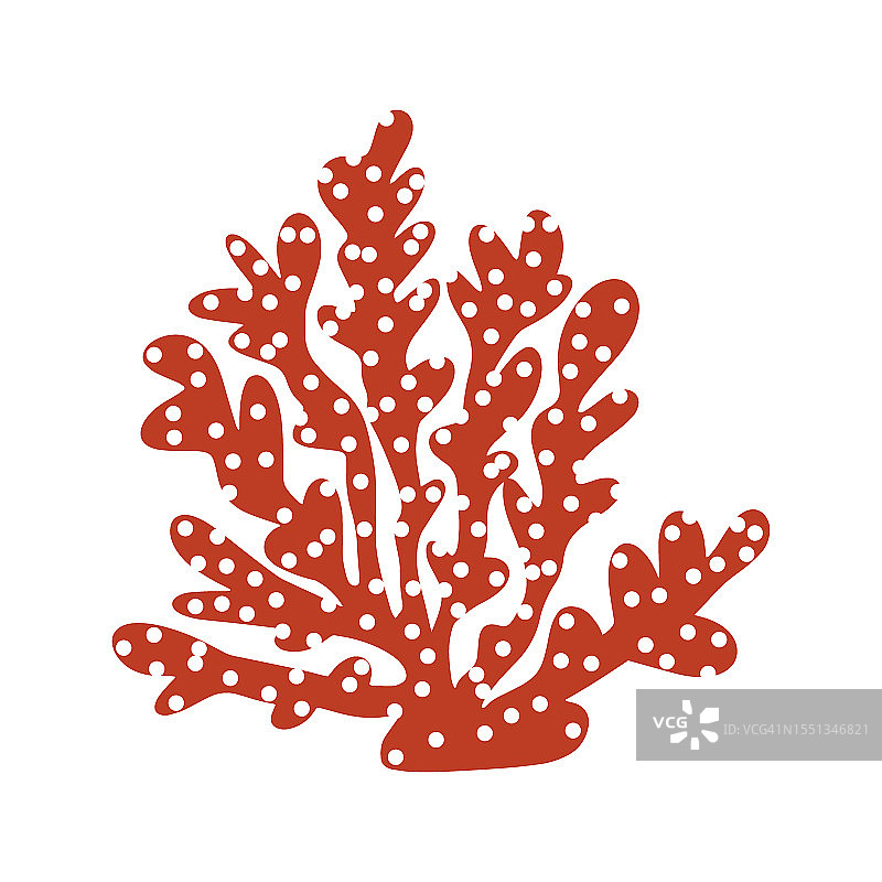 斯堪的纳维亚风格海底珊瑚矢量素材图片素材