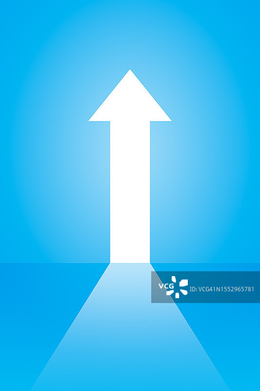 带光的细箭头形门图片素材