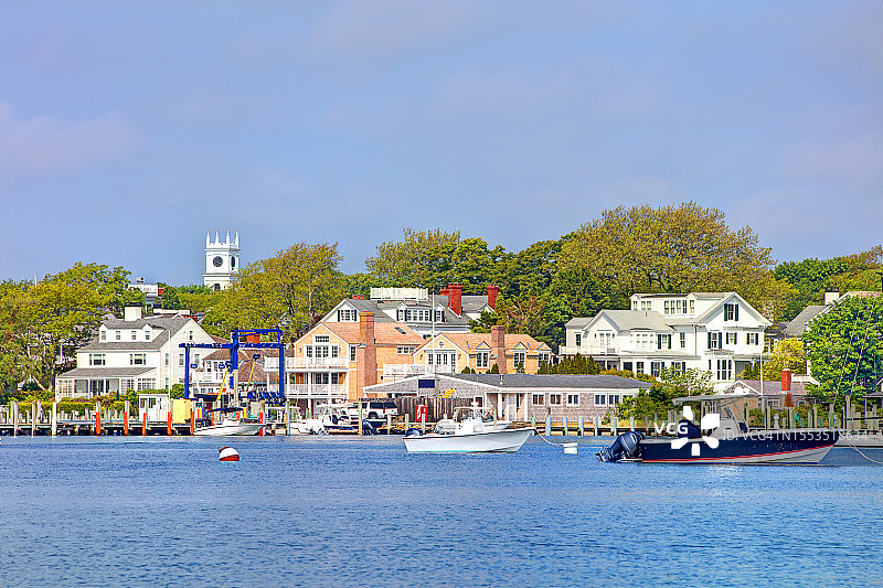 玛莎葡萄园岛上的埃德加镇图片素材