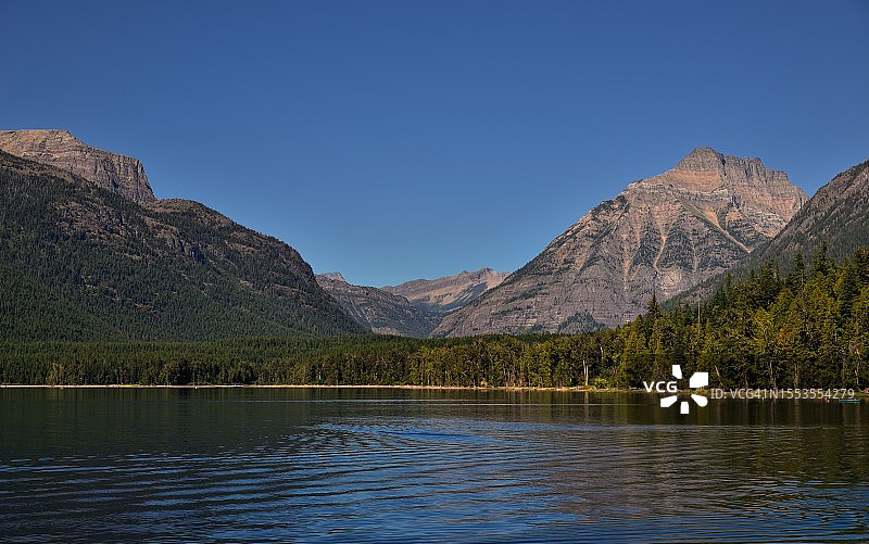 美国蒙大拿州的湖光山色图片素材