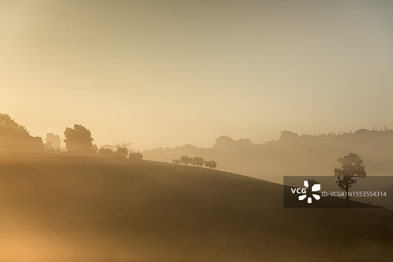意大利日落风光图片素材