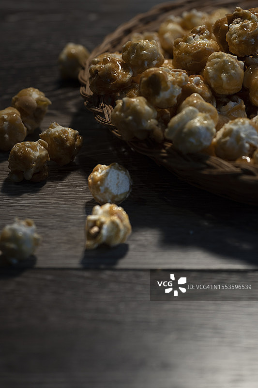 餐桌上食物的特写图片素材