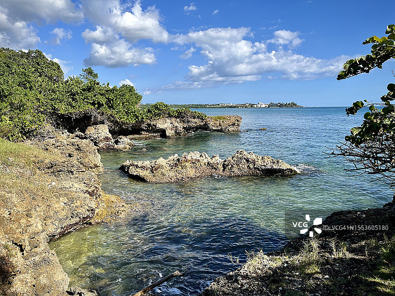 瓜德罗普勒戈西耶海景风光图片素材