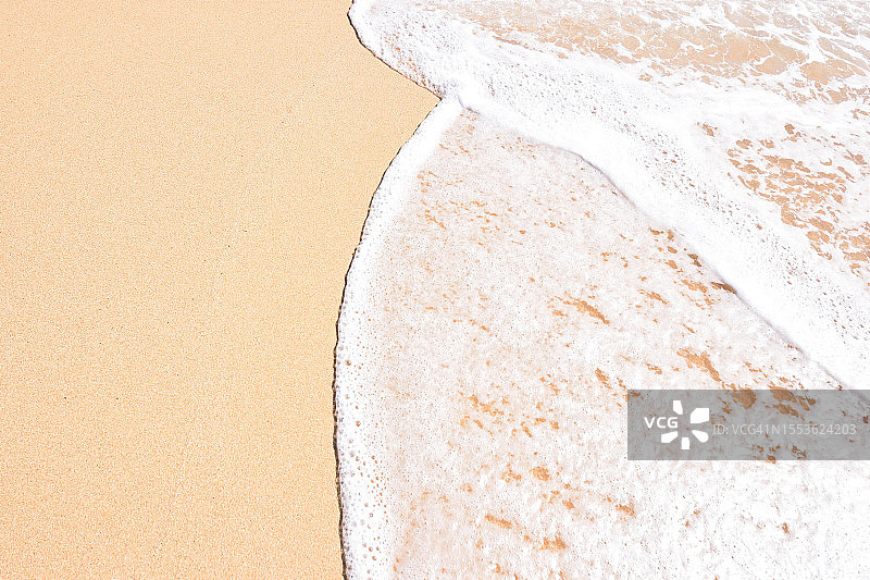 海滩沙子高角度景观图片素材