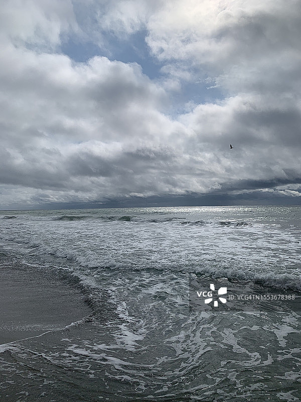 美国南卡罗来纳默特尔海滩的海天美景图片素材