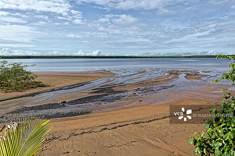 法属圭亚那海滩图片素材
