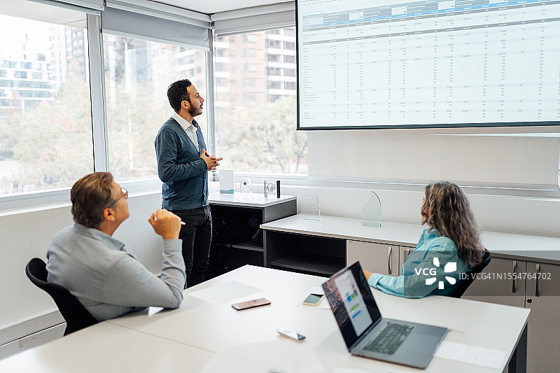 公司财务业绩演示图片素材