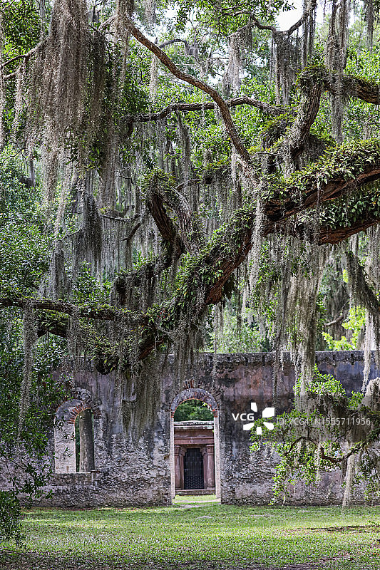 小教堂遗址图片素材