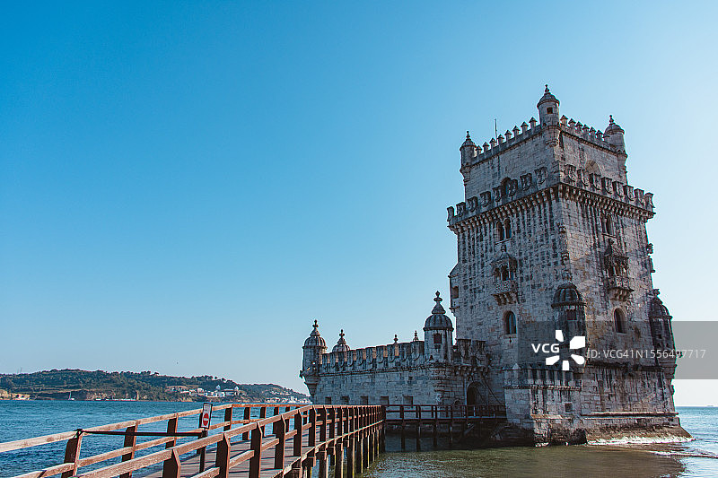 里斯本贝伦塔景色图片素材