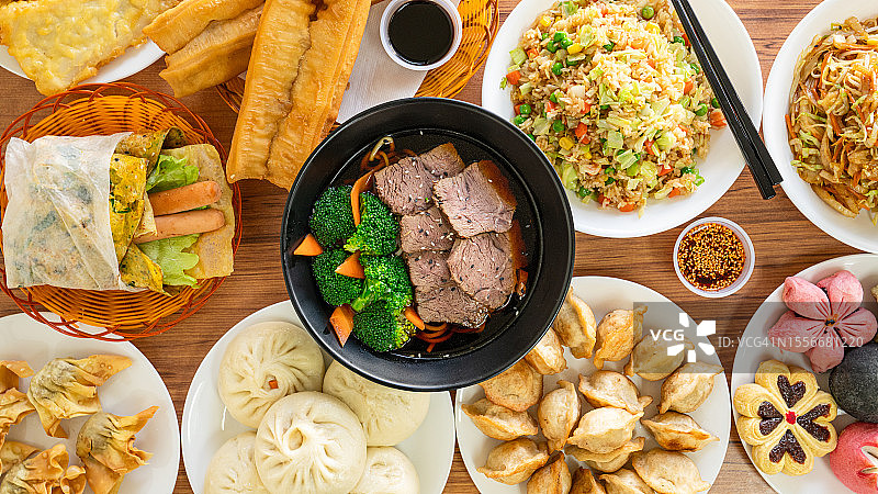 中式美食餐桌图片素材