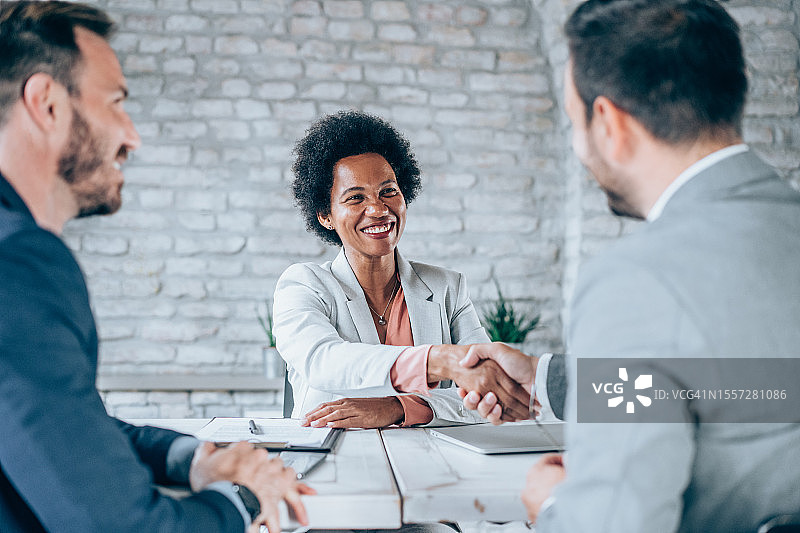 成功的合作图片素材