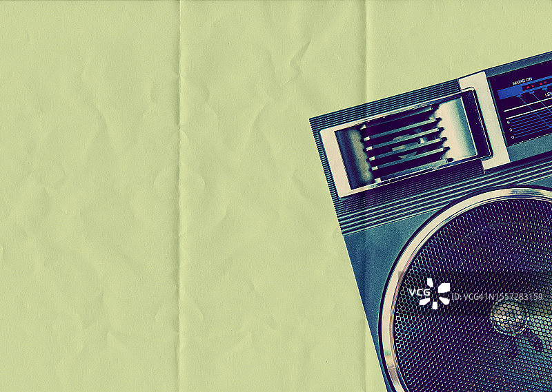 纸上的立体声扬声器图片素材