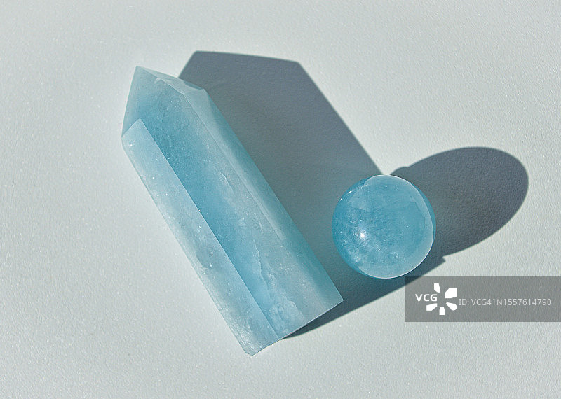 蓝色水晶海蓝宝石图片素材