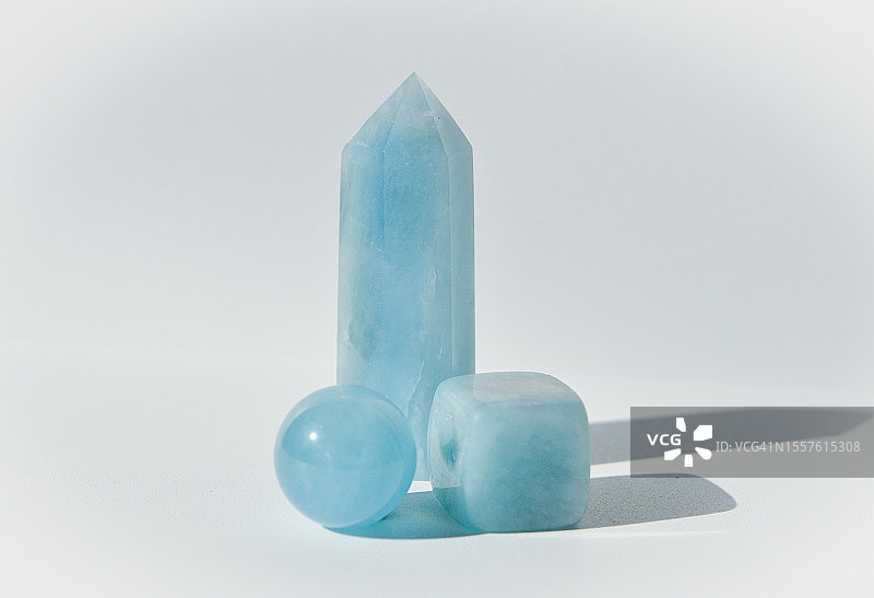 蓝色水晶海蓝宝石图片素材