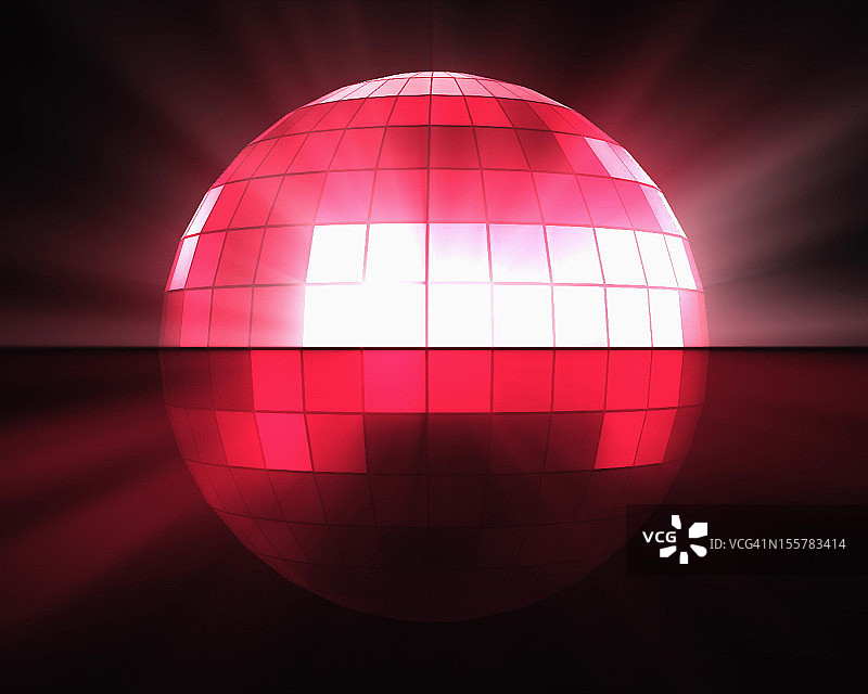粉色迪斯科球图片素材